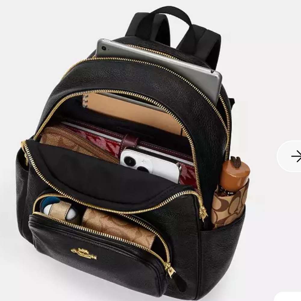 Coach Signature Women Backpack - Picture 11 of 12